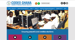 Desktop Screenshot of codeoghana.org
